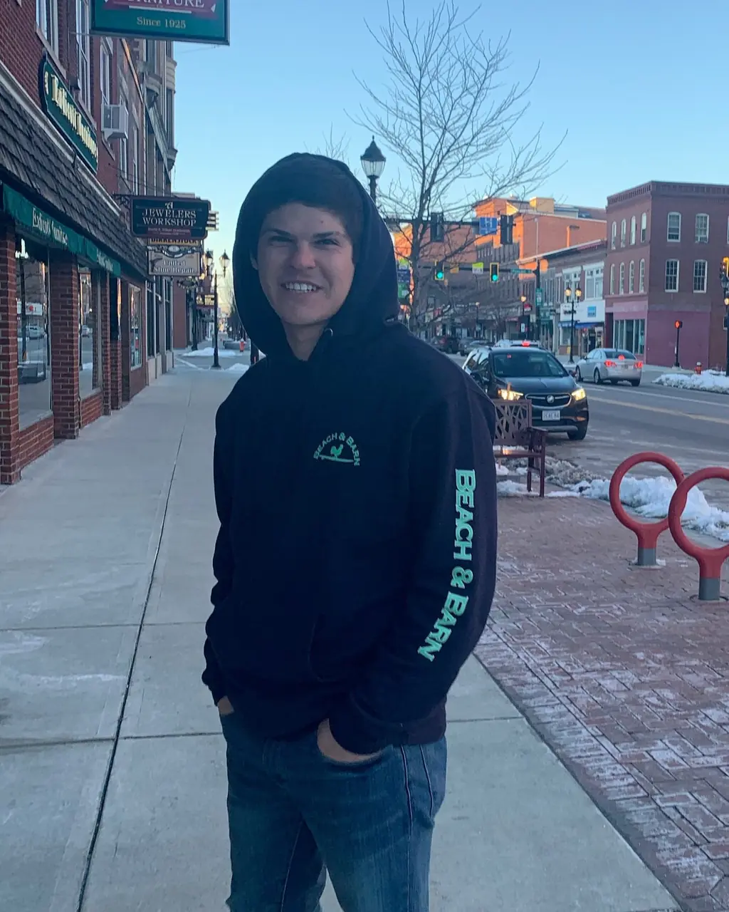 Kessler visiting Downtown Keene, New Hampshire