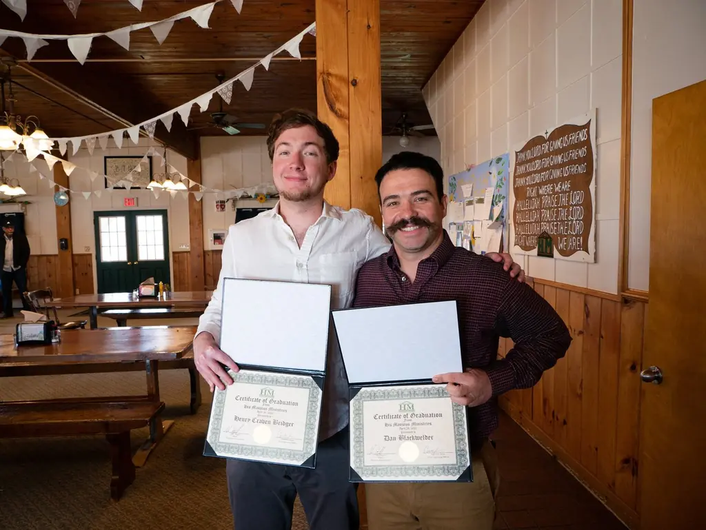 Dan and Craven who graduated early this year from our residential recovery program
