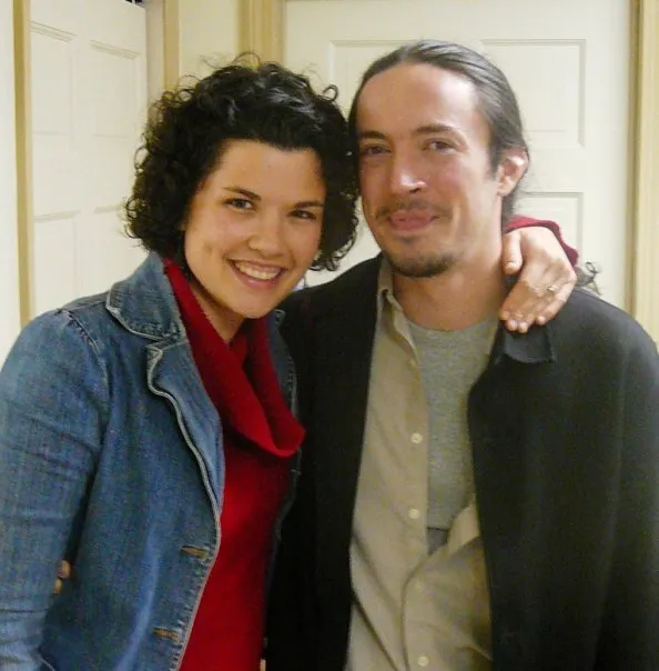 Sue and Jeremy announcing their engagement. (2008)