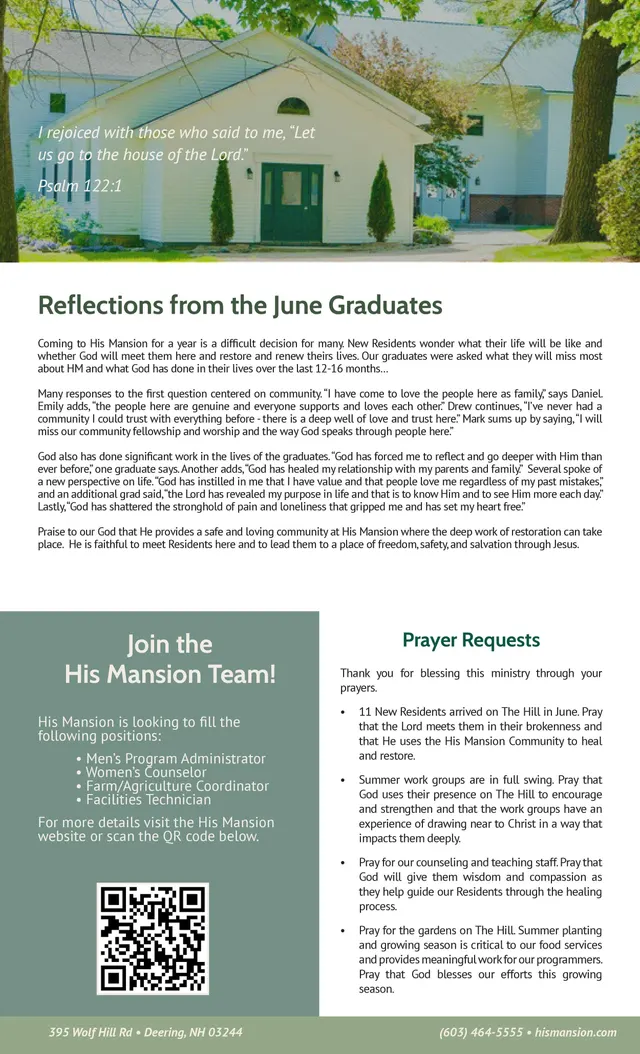Page 2 of 2 of the printed Finding Contentment in God: Eun’s Story
