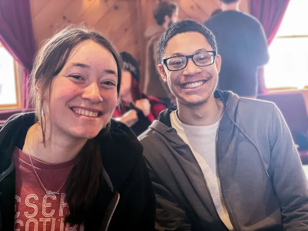 Jamil and Lily, our two newest Servant Leaders.