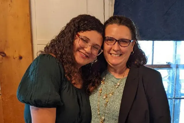 Madison and her mom at Madison’s graduation from the Residential Program